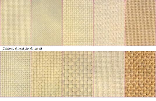 Tessuto a punto croce in cotone Aida contato 14 ct colore: lino 48,3 x 71,1 cm 