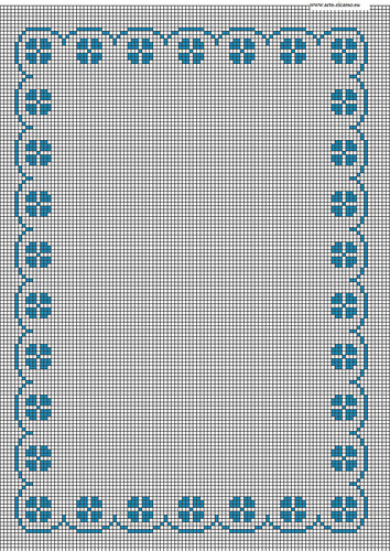 tovaglietta da ricamare a punto croce