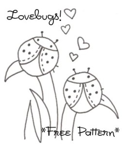 love bugs coccinelle da ricamare