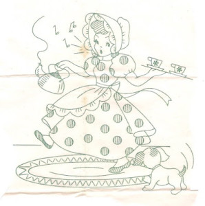 disegni di ricamo sunbonnet